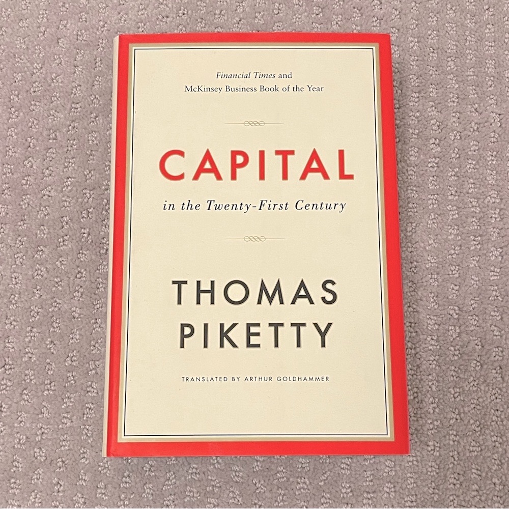 NWOT Capital in the Twenty-First Century hardcover book by Thomas Piketty.